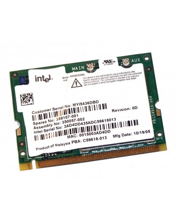 HP 802.11B-G Wireless Mini PCI Card