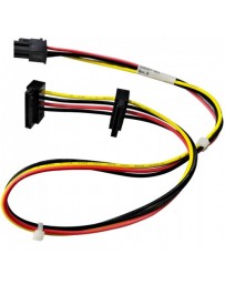 4 Pin To 2 X SATA Power Cable Motherboard HP