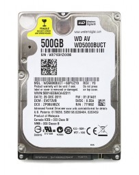 WD5000BUCT Western Digital AV-25 Hard Drive 500GB SATA 3.0Gb/s, 16MB, 2.5"