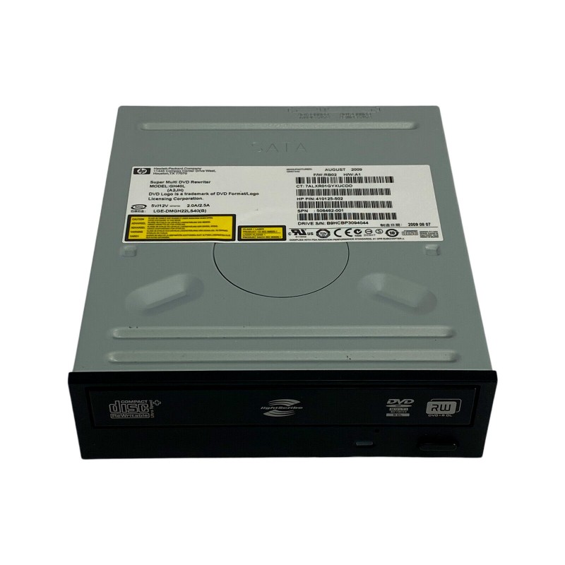 HP GH40L DVD RW DL SATA Super Multi DVD Rewriter Drive HP Used IT Parts
