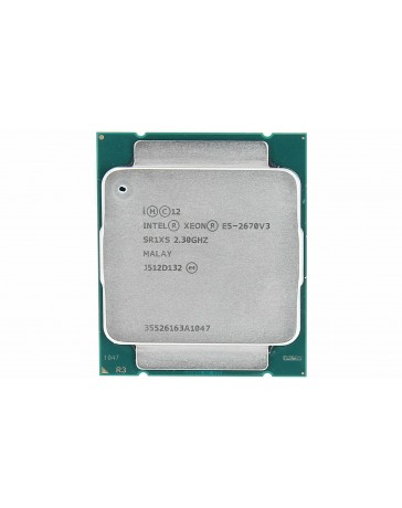 2pcs Intel Xeon E5-2670 v3 SR1XS 8x 2.30GHz 12-Core Socle LGA2011 Processeur