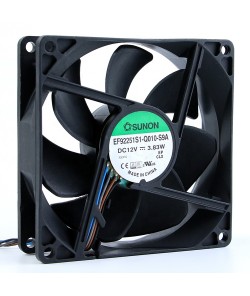 SUNON EF92251S1-Q010-S9A 92*92*25mm 9225 12V 3.83W 4-wire chassis cooling fan