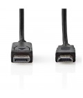 DisplayPort Male HDMI™ Connector 1080p Nickel Plated  2.00 m