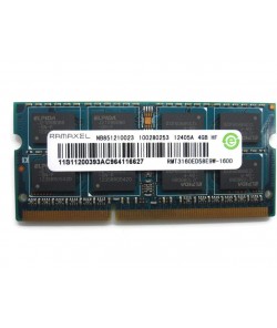 Ramaxel 4gb (1 Stick) Rmt3160ed58e9w-1600 Pc3-12800 Ddr3 1600 SODIMM Laptop RAM