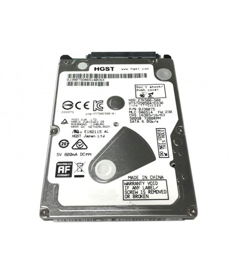 HP 678309-004 HGST HTS725050A7E630 500GB 7200 RPM 2.5" SATA 2.5" Laptop HDD