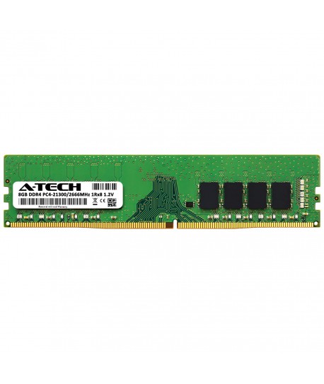 A-Tech 8GB RAM Replacement for Kingston ACR26D4U9S8ME-8 | DDR4 2666MHz PC4-21300 UDIMM Non-ECC 1Rx8 1.2V 288-Pin Memory Module