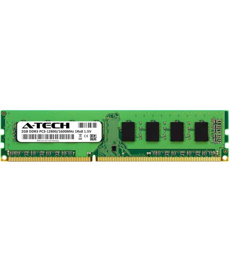 A-Tech 2GB RAM Replacement for Hynix HMT325U6EFR8C-PB | DDR3 1600MHz PC3-12800 1Rx8 1.5V UDIMM Non-ECC