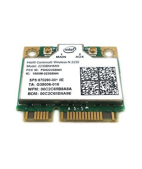 Intel Wireless N 2230BNHMW WIFI BT4.0 Combo Card PCI-E 670290-001