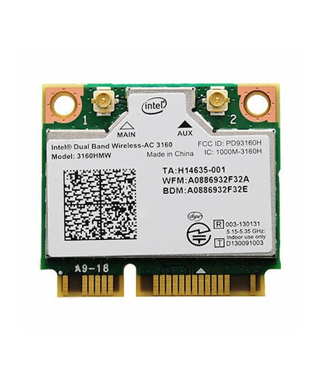 HP Intel Dual Band AC 3160 3160HMW WiFi IEEE802.11AC 710662-001