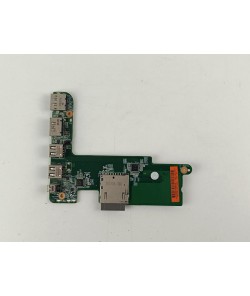 HP EliteBook 15.6" 8570w FireWire USB SD Card Reader Board 010176400-GSH-G GLP