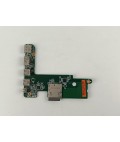 HP EliteBook 15.6" 8570w FireWire USB SD Card Reader Board 010176400-GSH-G GLP