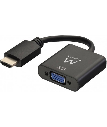 Ewent EW9864 - HDMI to VGA (Male to Female) Converter Computer Adapter