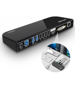 Hdmi Dvi Usb 3.0 Laptop Docking Station