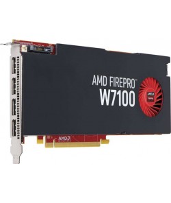HP  AMD FirePro W7100 8GB GDDR5 PCIe 4 x DisplayPort Video Card