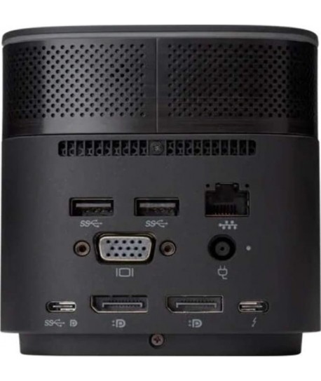 HP Thunderbolt Dock G2 Thunderbolt 3, 5 x USB-C 3.0, Gb LAN, 2 x DisplayPort 1.3, VGA, Audio in/out , no power adapter