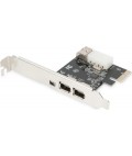 EXSYS EX-16450 2+1 Port FireWire PCIe Card