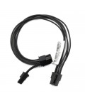 Lenovo GFX power cable for single-drop configurations, 6-pin PCIe connector, compatible with Lenovo ThinkStation P520 systems