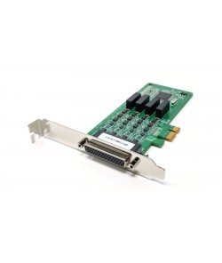 Moxa 4 port PCIE RS232/422/485 serial board w/DB9M cable & optical isolation