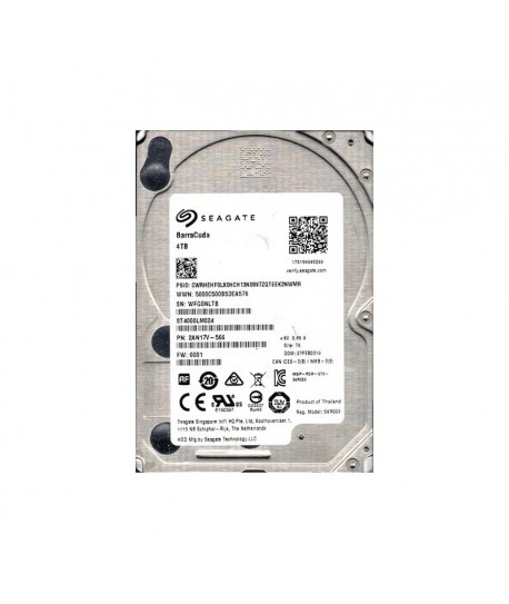 Seagate BarraCuda - Interne harde schijf - Desktop HDD - 2.5 inch - 4 TB