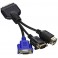 Cisco C210 Server KVM VGA Dp9 Rs232 USB Jack Cable Rev.a0 45437 - Refurbished