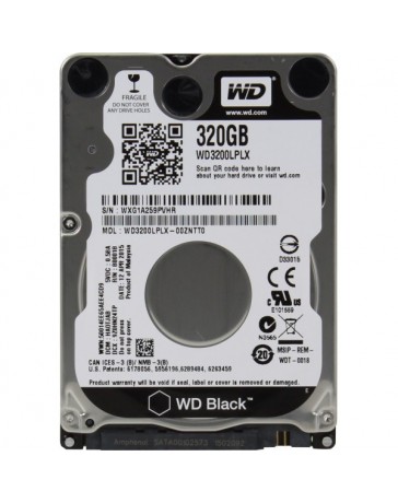 WD Black WD3200LPLX 320GB 7200 RPM 32MB Cache SATA 6.0Gb/s 2.5" Internal Hard Drive