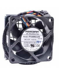 FOXCONN PVA060G12M fan 60*60*25mm 12V 0.22A 4pin--1pc fan