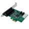 Details about  EMT 954ER4_V1.3 Seriell RS232 PCIe x1 Erweiterungskarte