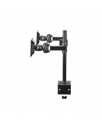 Ergonomic Monitor Mount | Double Monitor Arm | Full Motion | Black